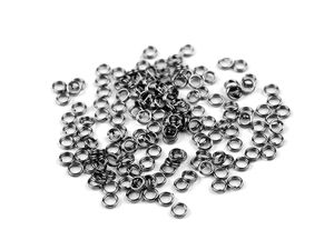 4mm Metall-Spaltringe - Universelle Verbindungsringe für Kurzwaren und Bastelarbeiten (20g-Packung)