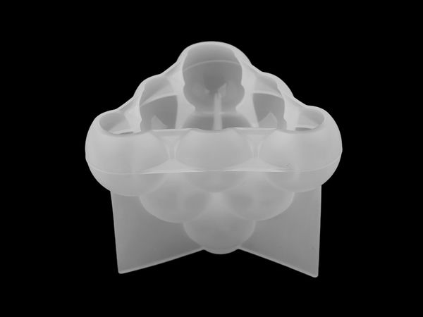 Silikonform im Bubble-Design für Kerzen, Kunstharz und Gips