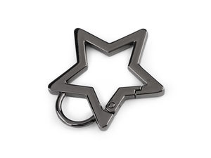 Premium Metall-Sternkarabiner mit 12mm Öse für Handtaschen und Schlüsselanhänger