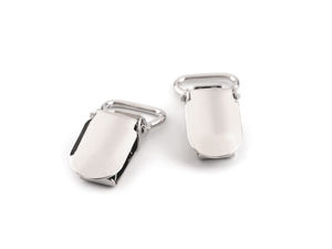 Premium Hosenträgerclip und Gurtschnalle aus Metall - 10 mm