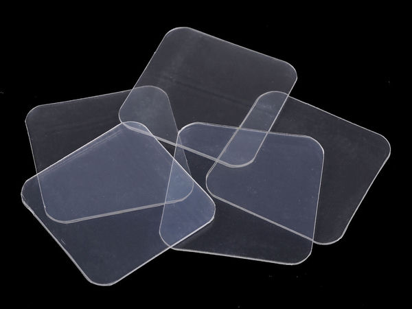 Doppelseitiges Nano-Klebepad transparent 5,8 x 5,8 cm
