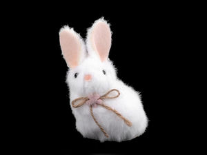 Plüsch-Osterhase für Kränze und Blumentöpfe