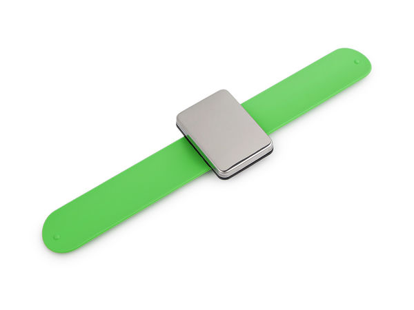 Magnetisches Armband-Nadelkissen mit selbstaufrollendem Silikonband - Herz & Rechteck