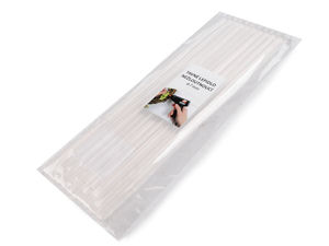 Premium Heißklebestifte Transparent - 7 mm x 25 cm - Professioneller vergilbungsfreier Kleber