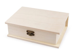 Holzbox zum Gestalten und Verzieren