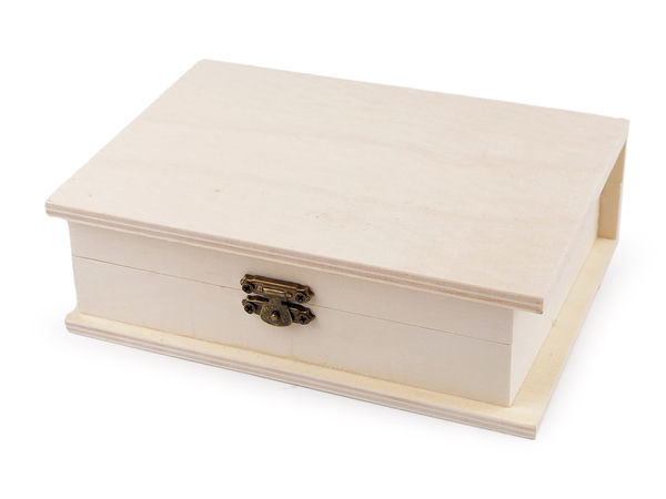 Holzbox zum Gestalten und Verzieren