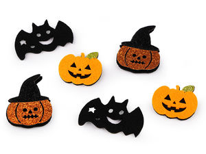 Filz-Mix mit Glitzer, Halloween