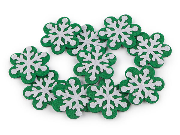 Weihnachts-Filzschneeflocke Ø 50 mm