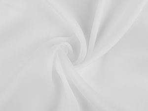 Zart transparenter Premium-Chiffonstoff mit sanftem Glanz – Luftig fließendes Material zum Schneidern, für Hochzeiten und Dekoration