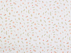 Musselin-Stoff Double Gauze, Blumen