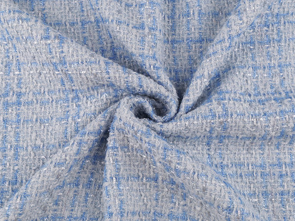 Kleider- und Anzugstoff mit Glanzfaden, Tweed