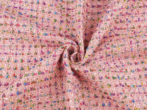 Premium-Pailletten-Tweedstoff für elegante Anzüge, Jacken und Kleider