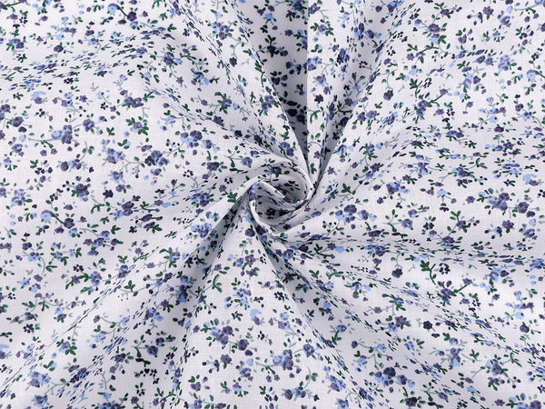 Baumwollstoff / Canvas kleine Blumen