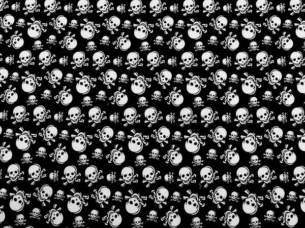 Baumwollstoff / Canvas, Totenkopf