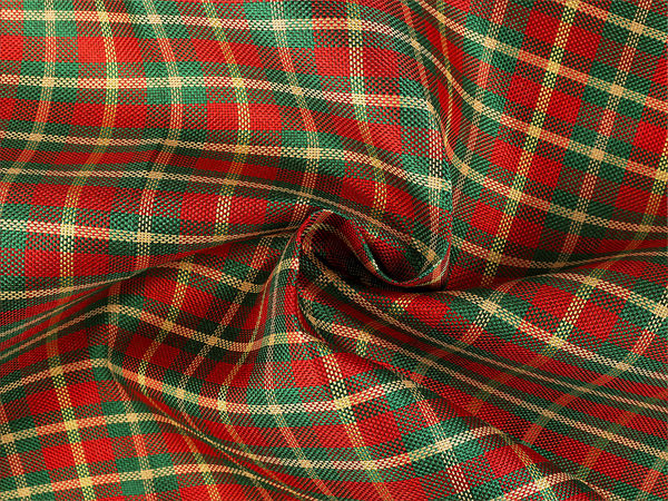 Premium Karo-Dekostoff - Strukturierter Polyester-Tweed für Tischdecken, Taschen und Wohnaccessoires