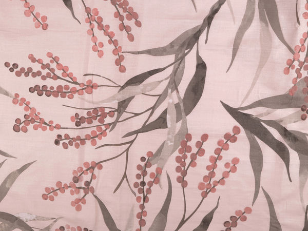 Baumwollstoff / Canvas Blätter / Pflanzen, Breite 220 cm