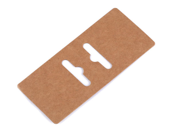 Schmuck-Hängeetiketten aus Papier 5x11 cm