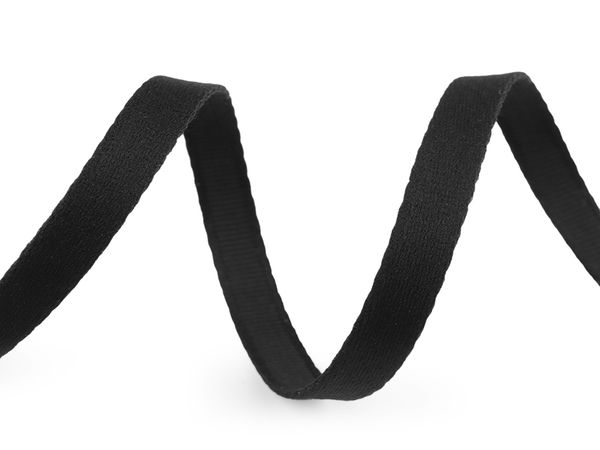 Premium 11mm Plüsch-Bügelband Tunnelband - Elastischer Stäbchentunnel für Korsetts, Bademode und Dessous