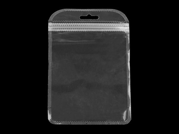 Premium transparente wiederverwendbare Druckverschlussbeutel mit Aufhängeloch (11x17 cm)