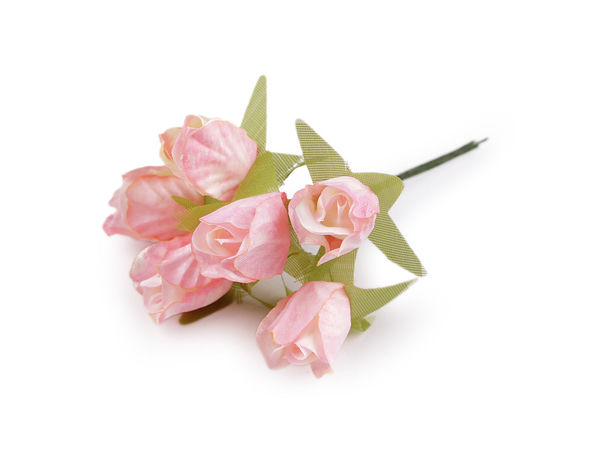 Künstliche Rose am Draht