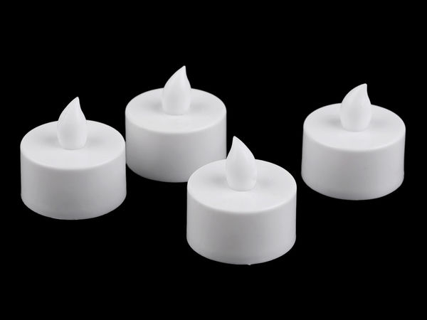 Premium batteriebetriebenes LED-Teelicht - Warmes Leuchten, Ø 3,6 cm