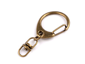 Premium Metall-Karabinerhaken mit Drehgelenk für Taschen und Schlüsselanhänger (26x54 mm)