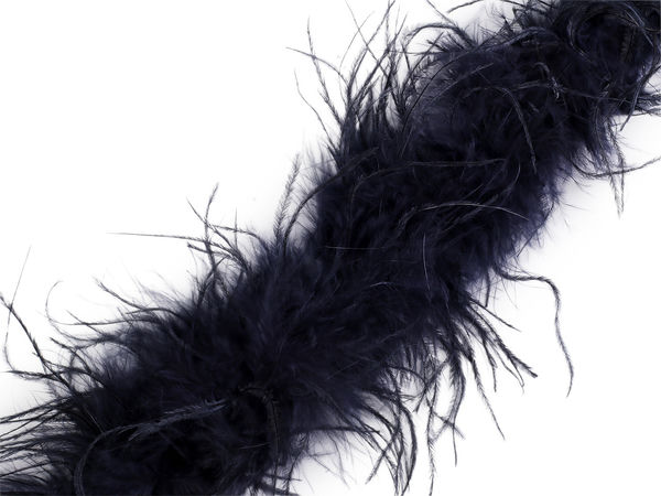 Premium-Straußenfederboa (22g, 1,8m) – Eleganter Besatz für Mode, Kostüme & Bastelarbeiten