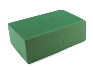 Premium Florex Steckschaum-Ziegel für Frischblumen-Gestecke - 7 x 10 x 20 cm