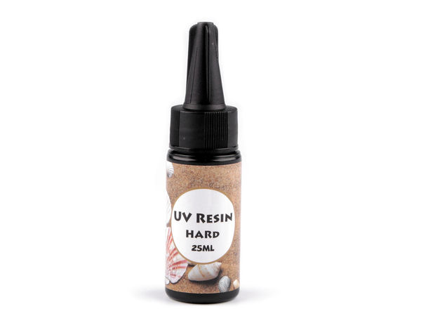 Premium UV-Harz, 25 ml - Klares, transparentes und schnellhärtendes Gießharz für Schmuckherstellung, Bastelarbeiten und Silikonformen