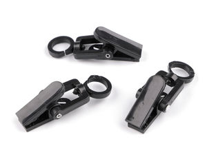 Premium-Vorhangclips aus Kunststoff mit Drehhaken – Robuste Klammerhalter für Gardinen, Vorhänge & Duschvorhänge