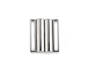 Premium 30 mm Metallverschluss für Bademode und Gürtel - Nickel-Finish