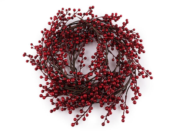 Künstliche Girlande mit Mini-Vogelbeeren