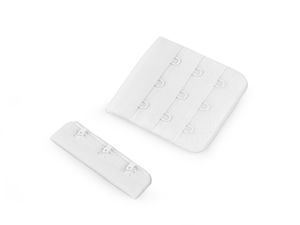 Premium 3-reihige BH-Verlängerung, 50 mm Breite | Weiche Haken & Ösen Dessous-Verlängerung