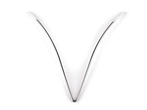 Premium V-Ausschnitt-Bügel aus Metall für Dessous, Korsetts und Bademode - 11 cm