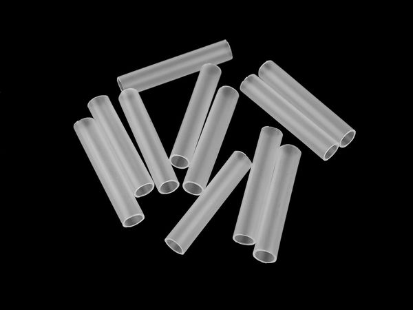 Transparenter Verbinder für 6 mm Kunststoff-Miederstäbchen und Kleidungsverstärkungen