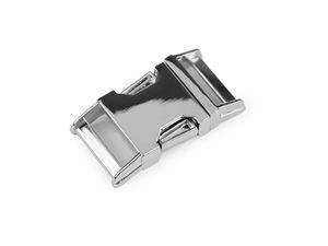 Premium 20mm Ganzmetall-Steckschnalle - Hochglänzender Verschluss für Taschen, Rucksäcke und Kleidung