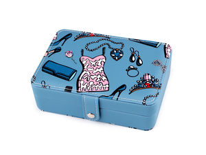 Premium Schmuckschatulle und Organizer mit 2 Ebenen, tragbare Reise-Schmuckbox mit Reißverschluss, Ohrringhalter und Kettenhaken