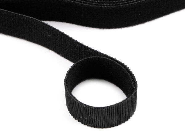 Doppelseitiges Klettband mit flachem Profil, für Haus und Garten, Breite 20 mm