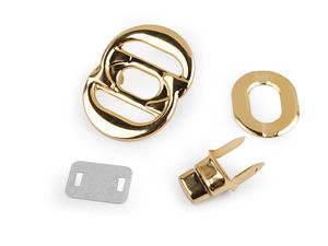 Taschenverschluss / Drehverschluss Set 36x47 mm