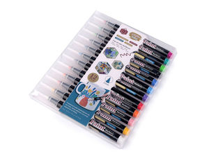 Kreatives Acrylmarker-Set, 12 Stück, 2 mm