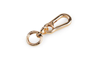 Premium-Metall-Wirbelkarabiner mit öffenbarer runder Öse – Passend für 17-mm-Gurtbänder