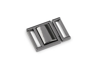 Metallverschluss / Gürtelschnalle, passend für 16 mm