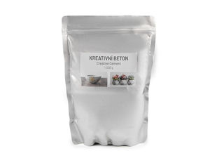 Premium Kreativ-Betongießpulver für DIY-Bastelarbeiten & Wohndekoration - 1 kg (Sehr helles Grau)