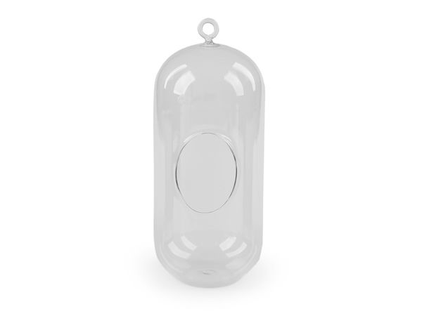 Premium Glas-Aerium-Zylinder zum Aufhängen - Vielseitiges Terrarium und Dekovase (11x25 cm)