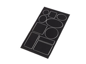 Wasserdichte selbstklebende Stoff-Reparaturflicken - Sofort-Reparatur-Set in verschiedenen Formen für Kleidung, Regenmäntel und Regenschirme