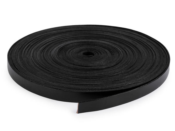 Lederriemen aus echtem Rindsleder für Taschengriffe & Bastelprojekte, 15 mm Breite - Meterware