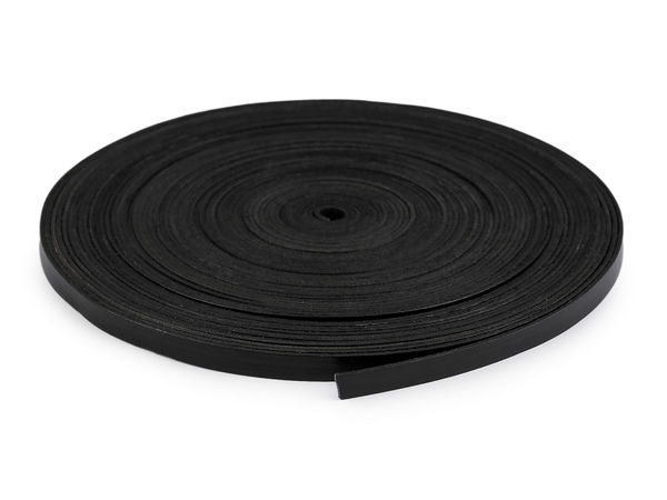 Premium Rindsleder-Riemen & Taschengriff - 10 mm Breite, Meterware