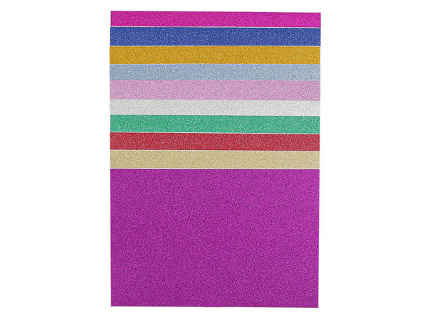 Selbstklebende Glitzerfolie 10x15 cm