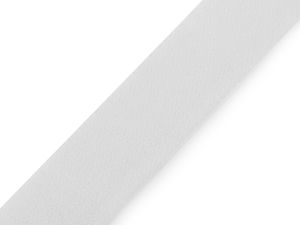 Premium doppelseitiges Klettband (30 mm) - Weiße Klettbandrolle zur Organisation und zum Kabelmanagement