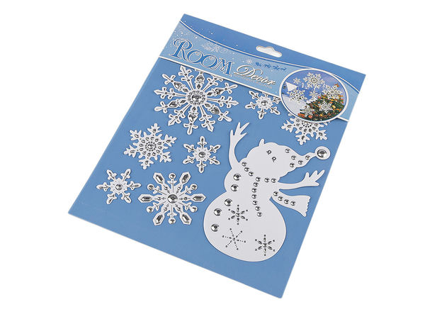 3D-Weihnachtssticker aus Kunststoff